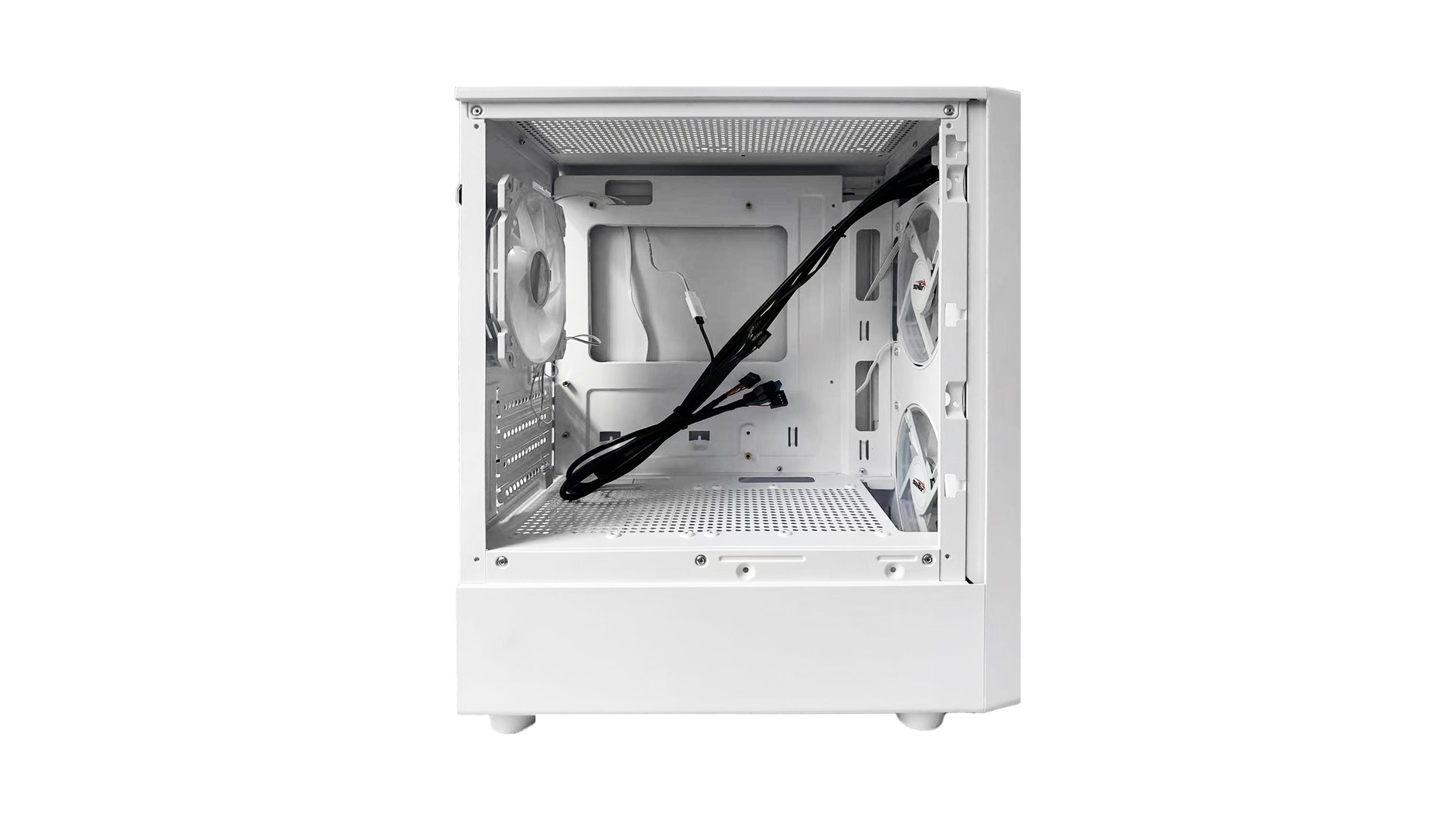 Gabinete Sentey M12 3 Fan ARGB Vidrio lateral Frente Mesh Blanco