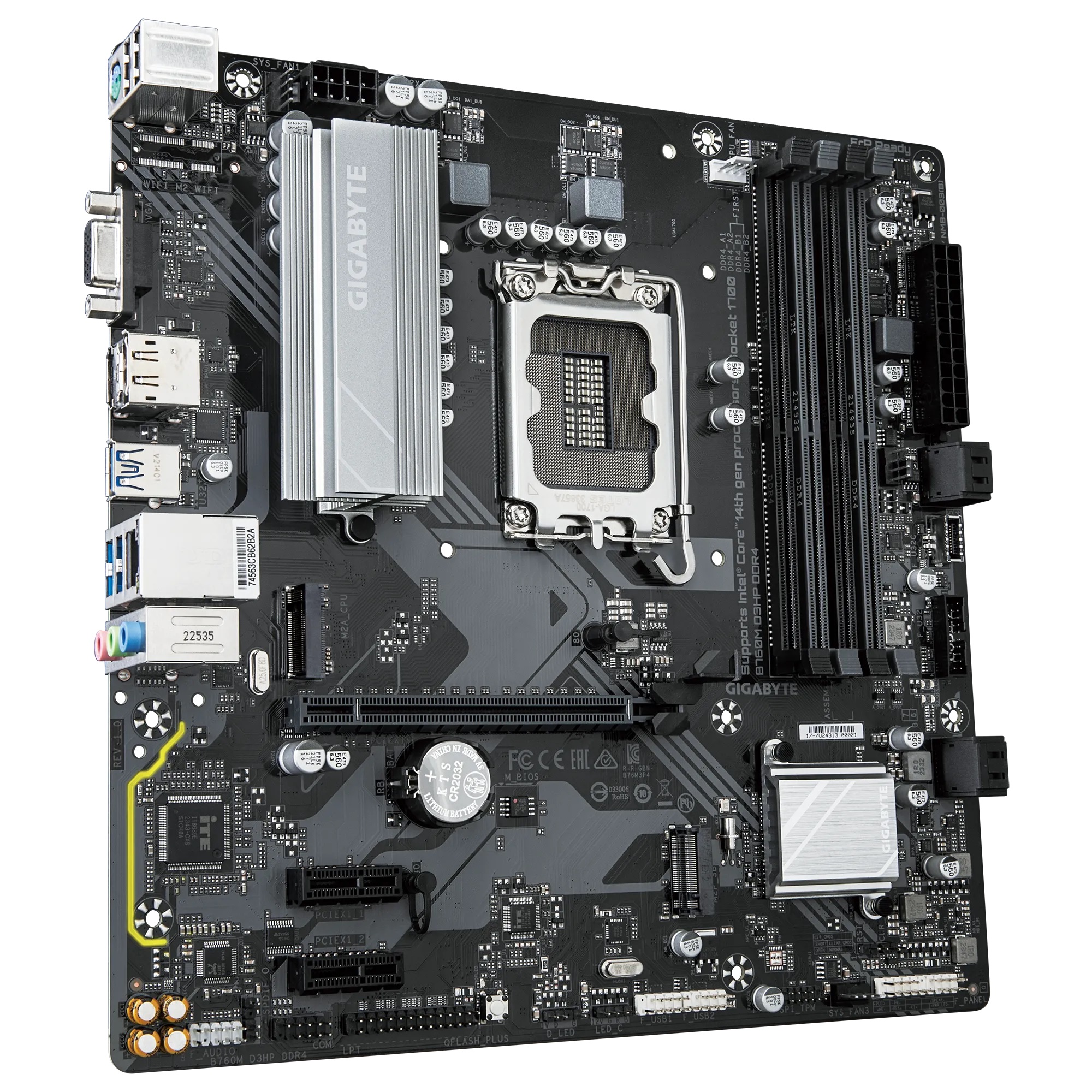 Mother Gigabyte B760M D3HP DDR4 Intel 12va 13ra 14va gen