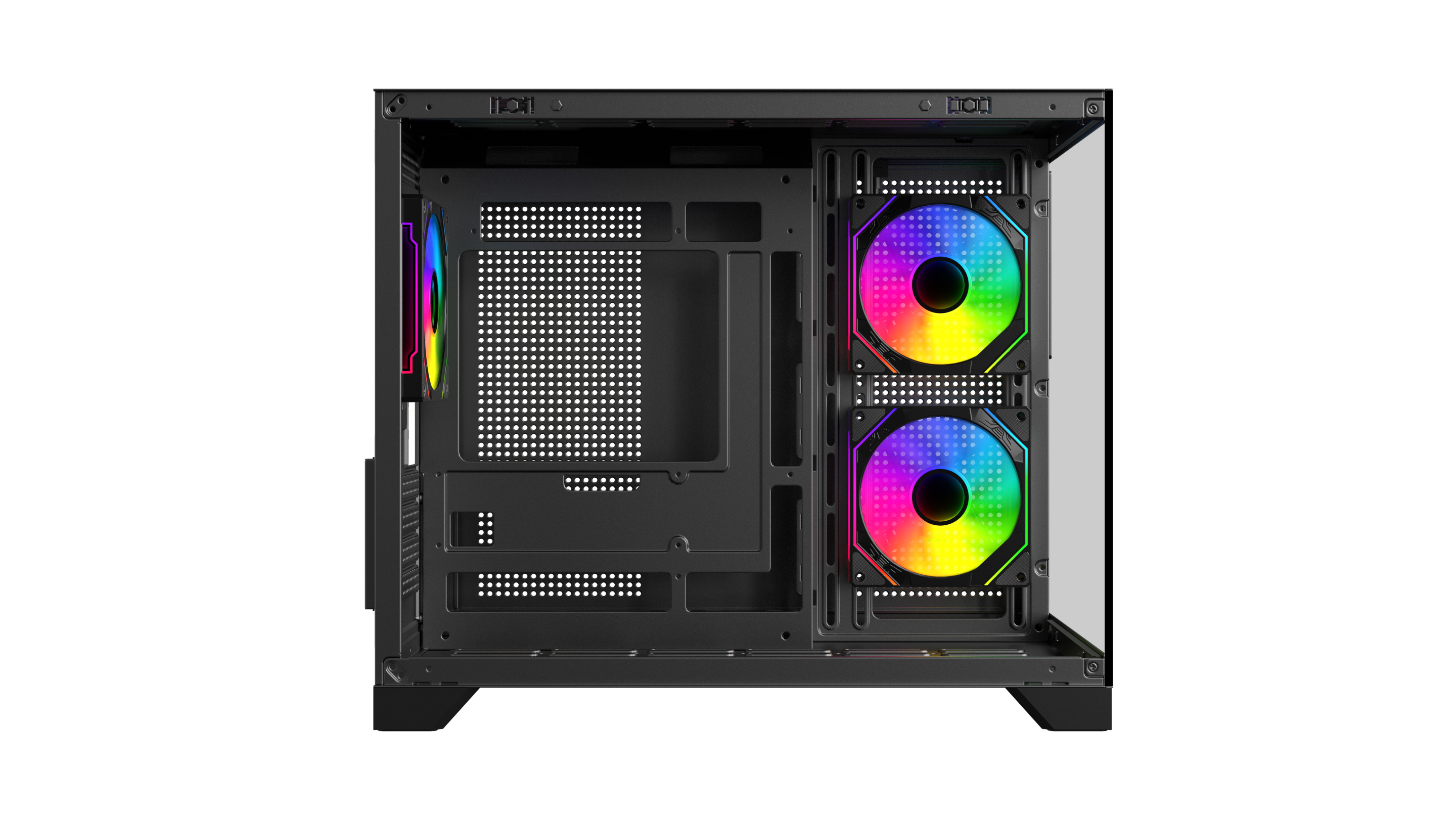 Gabinete Sentey A20 3 cooolers ARGB Vidrio templado lateral y frontal