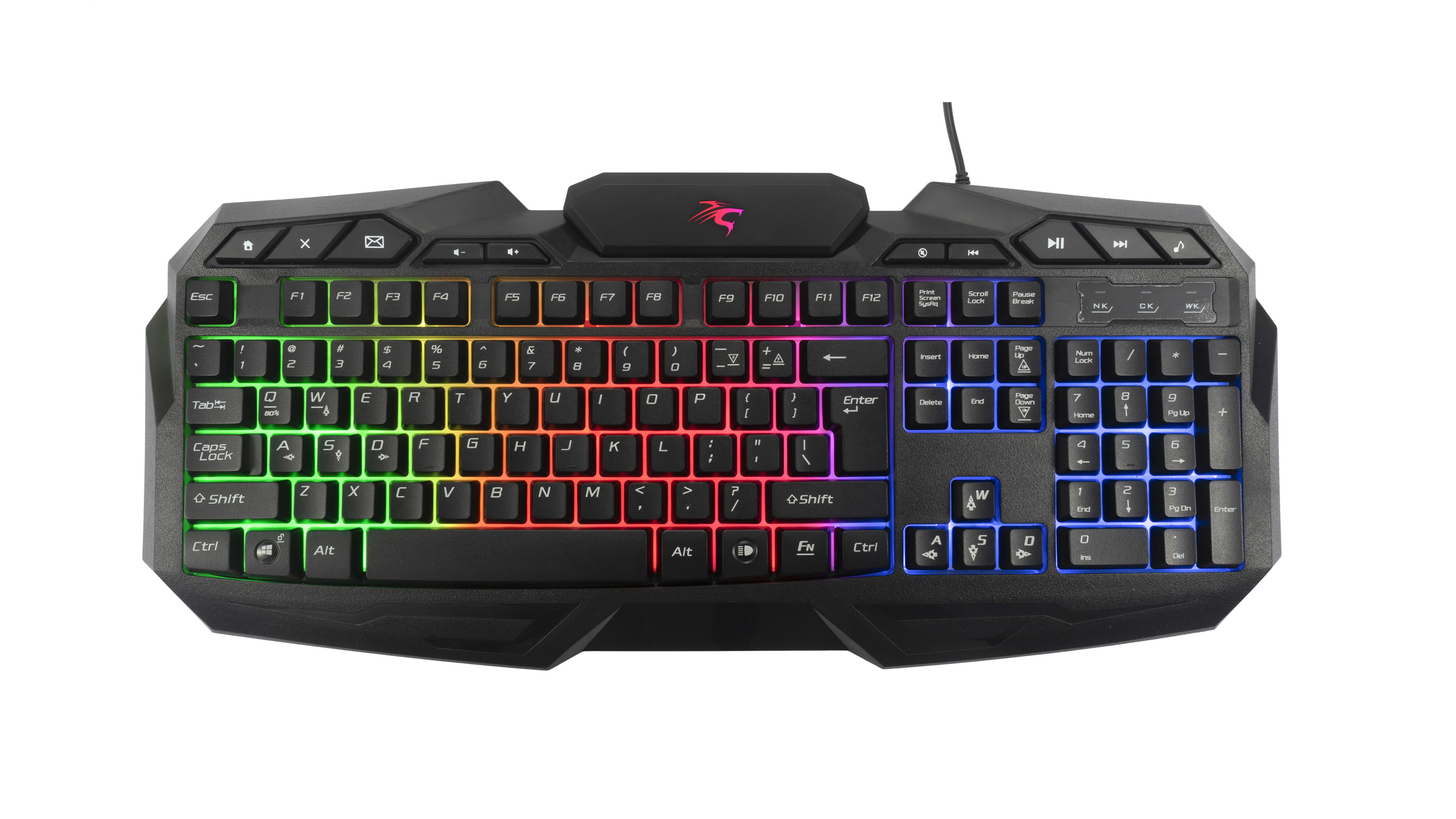 Combo Sentey GS5850 Auriculares con mic Teclado Mouse Pad todo RGB