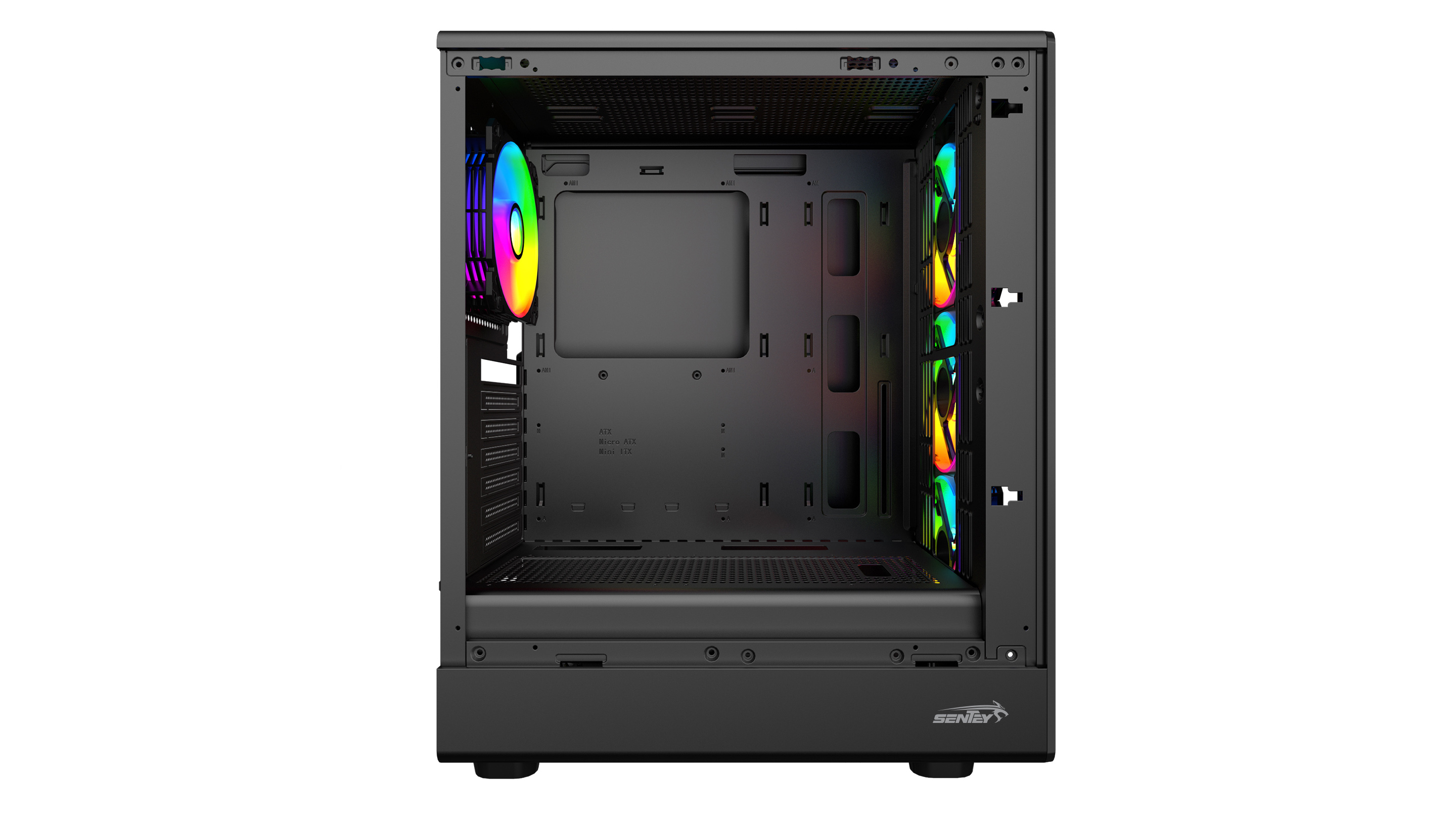 Gabinete Sentey M40 4 Fan ARGB Vidrio lateral y frontal