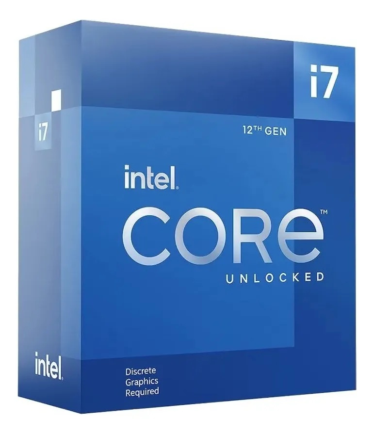 Intel Core i7 12700KF sin gráficos sin disipador