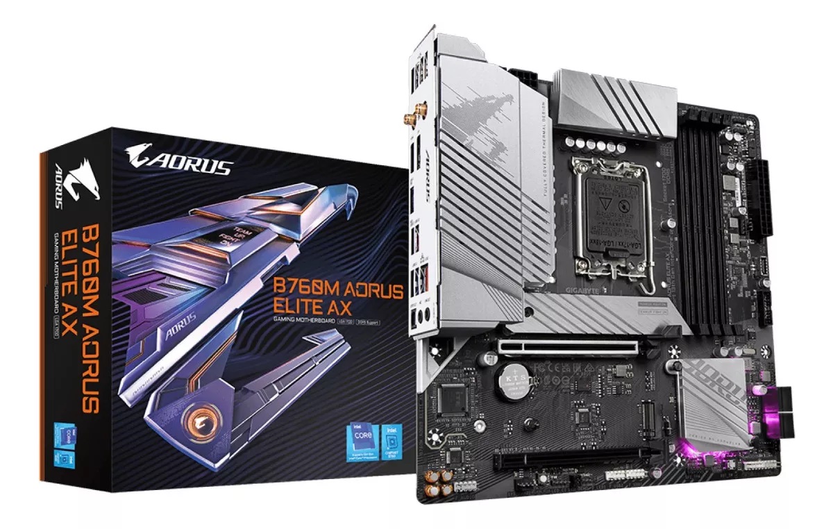 B760M Aorus Elite AX Intel 12va 13ra 14ta gen DDR5