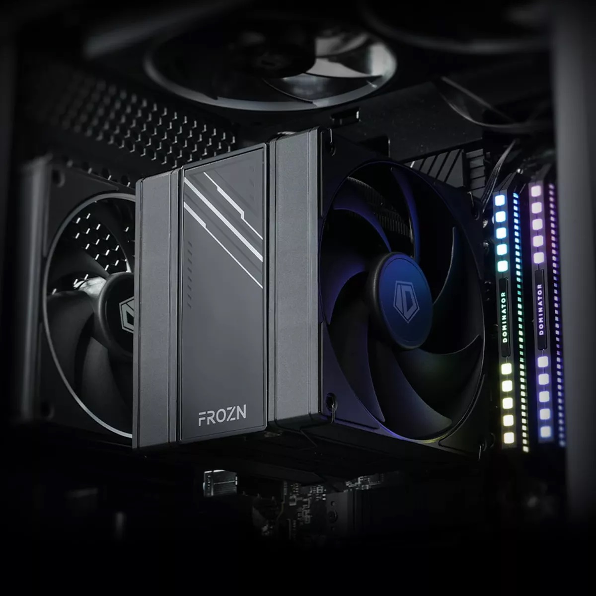 Cooler CPU ID-Cooling FROZN A410 DK Black doble ventilador TDP 230W