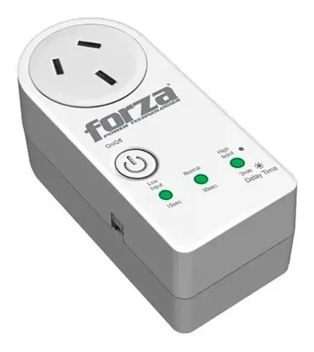 Estabilizador de Tension Forza 1800W 1 toma Blanco
