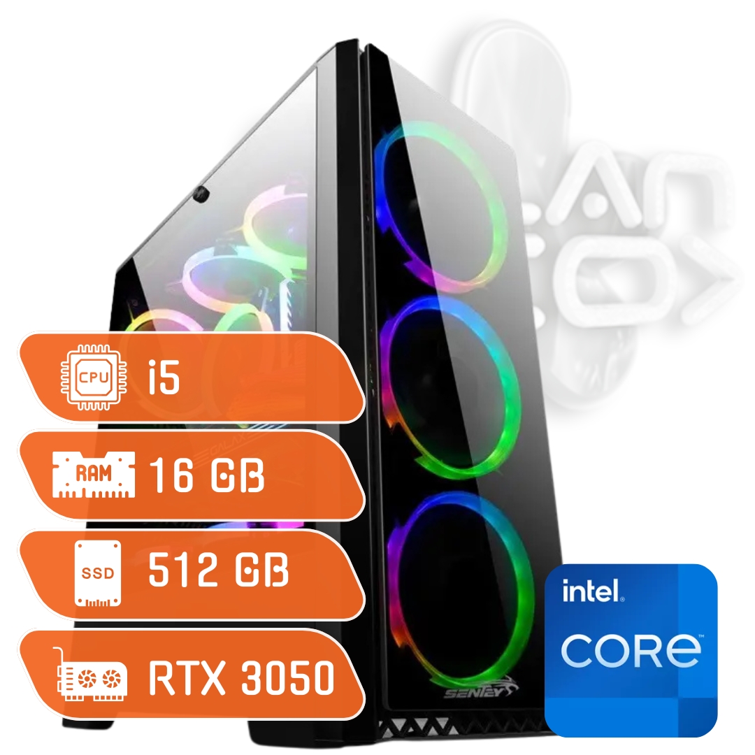 PC Intel Core i5 11400F 16 GB SSD 512 NVME RTX 3050