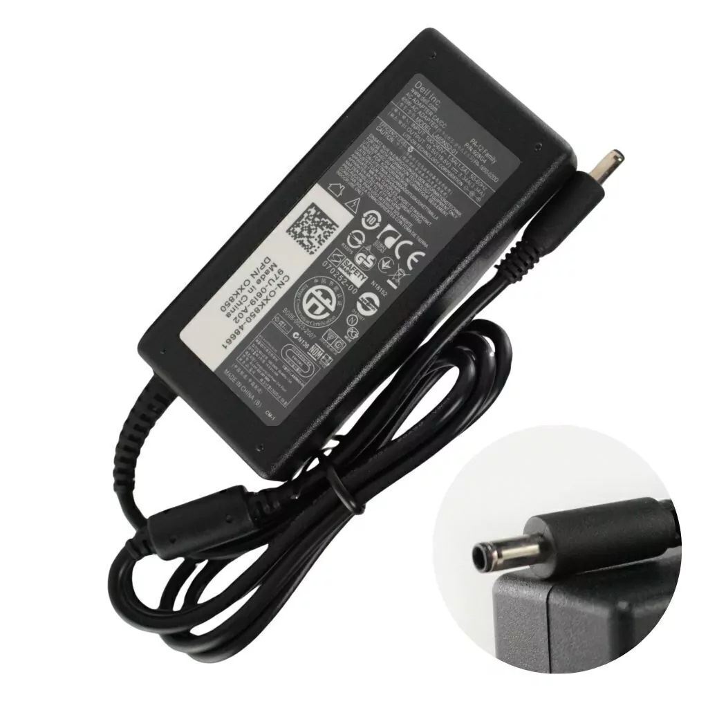 Cargador DELL Ultrabook 19.5V 3.34A 65W 4.5X3.0 11-9P33