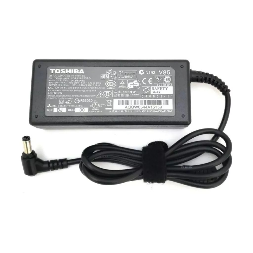 Cargador TOSHIBA 19V 3.42A 65W - PA3467U-1ACA
