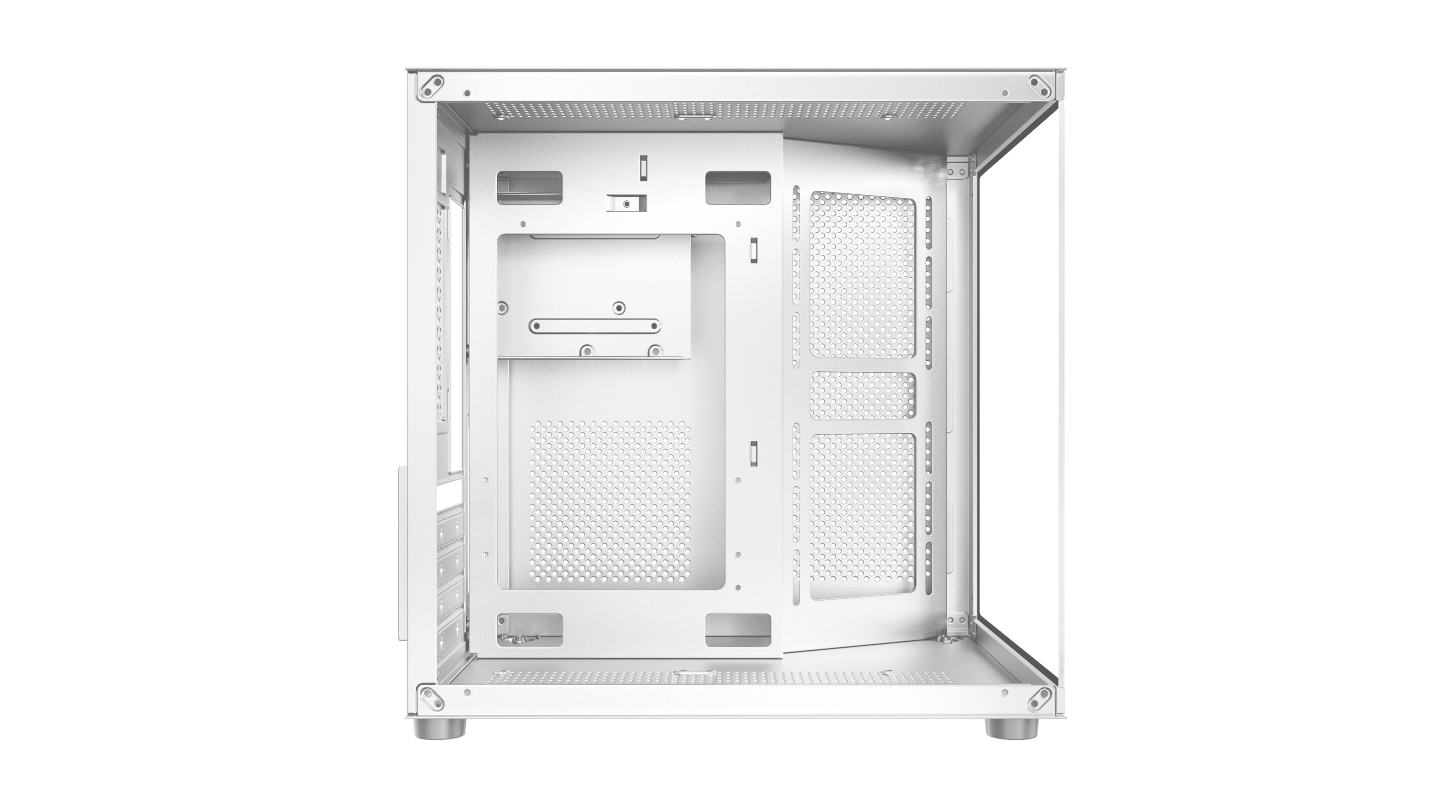 Gabinete Sentey A8 Blanco Vidrio Templado 5 Fan ARGB
