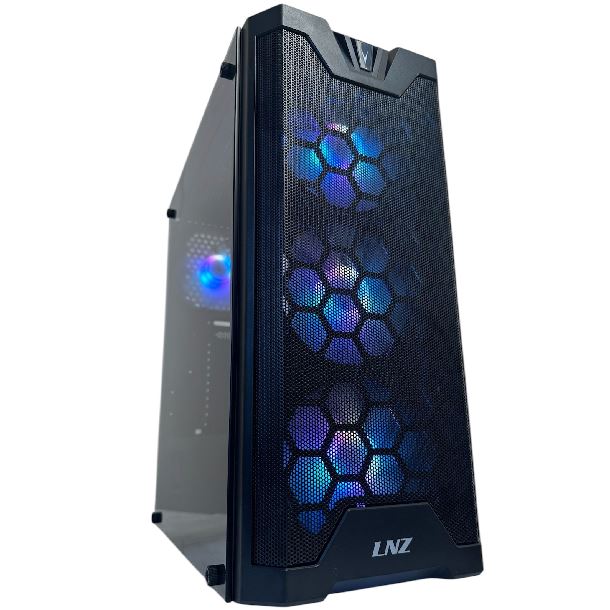 Gabinete LNZ Y11 4 Fan ARGB Vidrio Templado