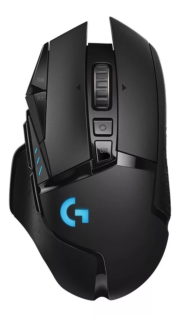 Mouse Logitech G502 Hero 25600 DPI 11 Botones programables RGB Lightspeed Inalambrico