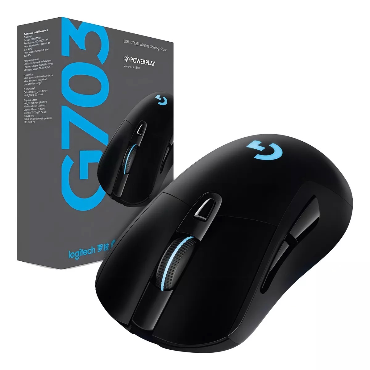 Mouse Gamer Logitech G703 Lightspeed Hero 25k Inalambrico