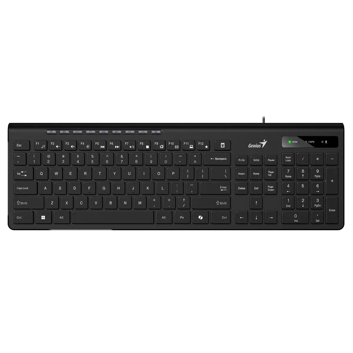 Teclado Genius SlimStar 230 II Negro USB