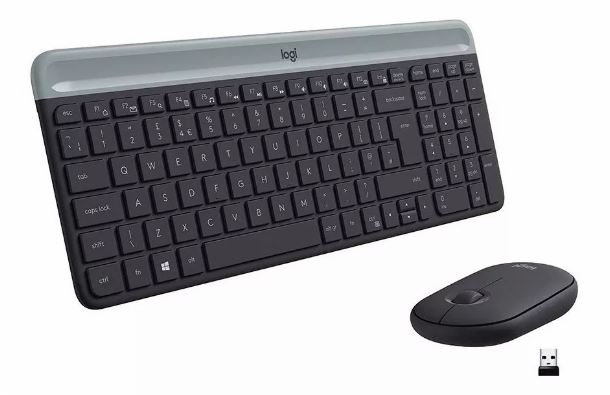 Teclado Y Mouse Logitech MK470 Inalambrico Slim