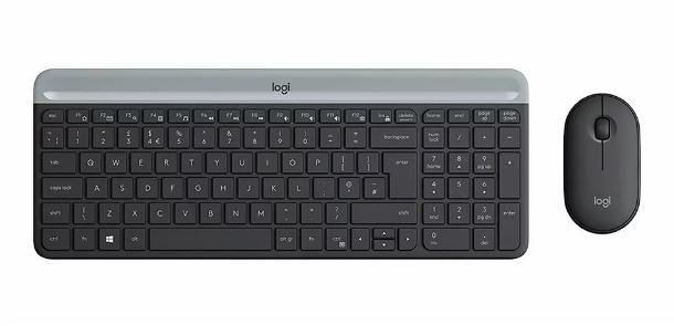 Teclado Y Mouse Logitech MK470 Inalambrico Slim