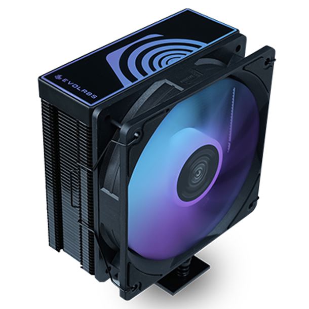 Cooler para CPU Evolabs Cryo PRO 4H FRGB TDP 180W