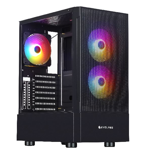 Gabinete Evolabs Sophistyx 3 FAN FRGB Vidrio Templado Lateral