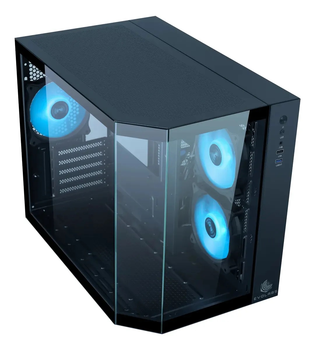 Gabinete Evolabs Primacy 3 Fan ARGB 