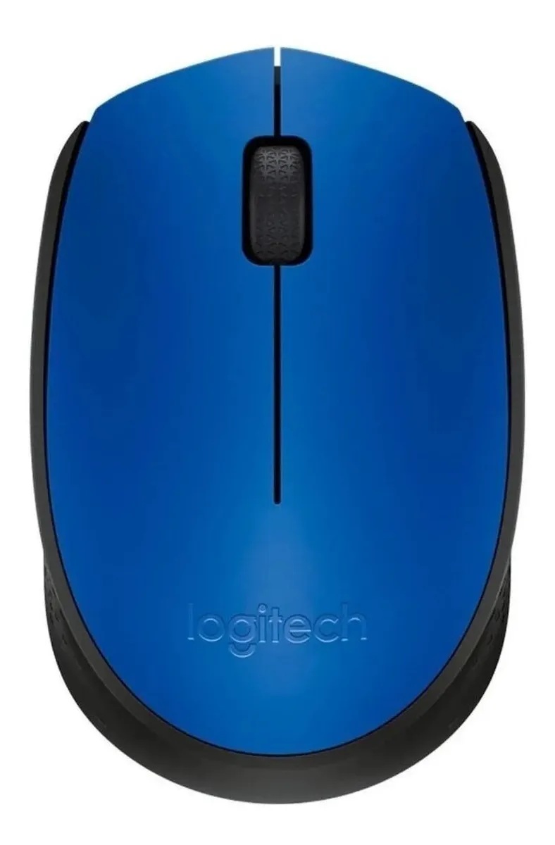 Mouse Inalambrico Logitech M170 Negro y Azul