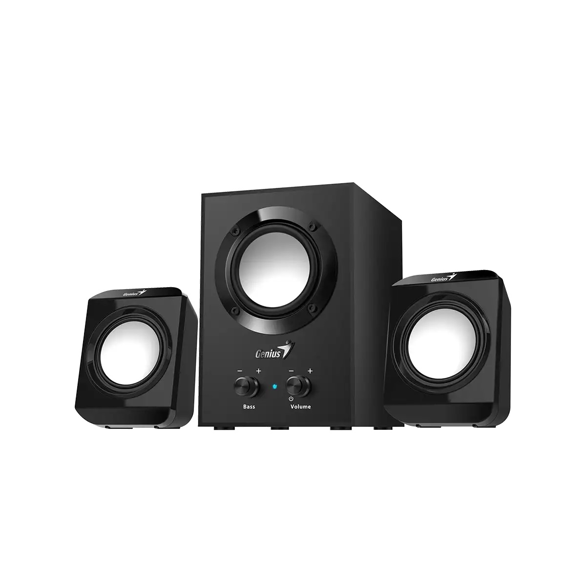 Parlante 2.1 Genius SW-2.1 300 2 satelites con subwoofer Negro 10W RMS