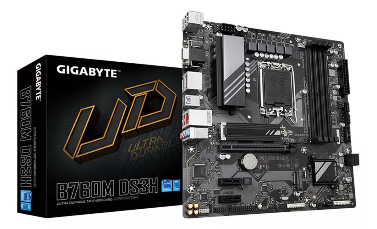 Mother Gigabyte B760M DS3H DDR4  Intel 12va 13ra 14va gen