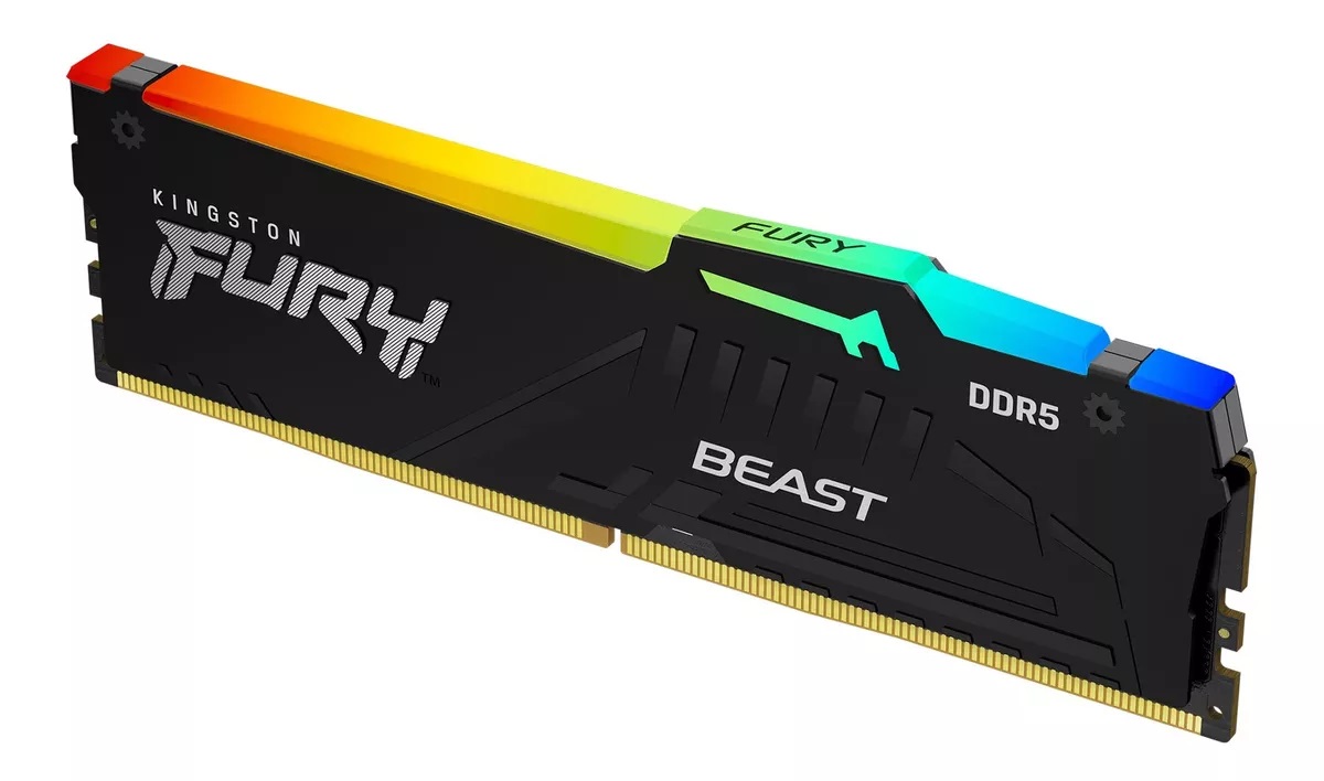 Memoria 16 GB DDR5 5600 Mhz Kingston Fury Beast RGB