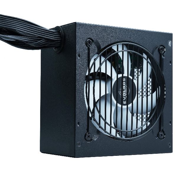 Fuente Evolabs 600W PFC Activo cables flat