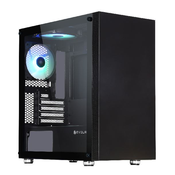 Gabinete Evolabs Artist 2 FAN ARGB con controladora y Vidrio Templado Lateral