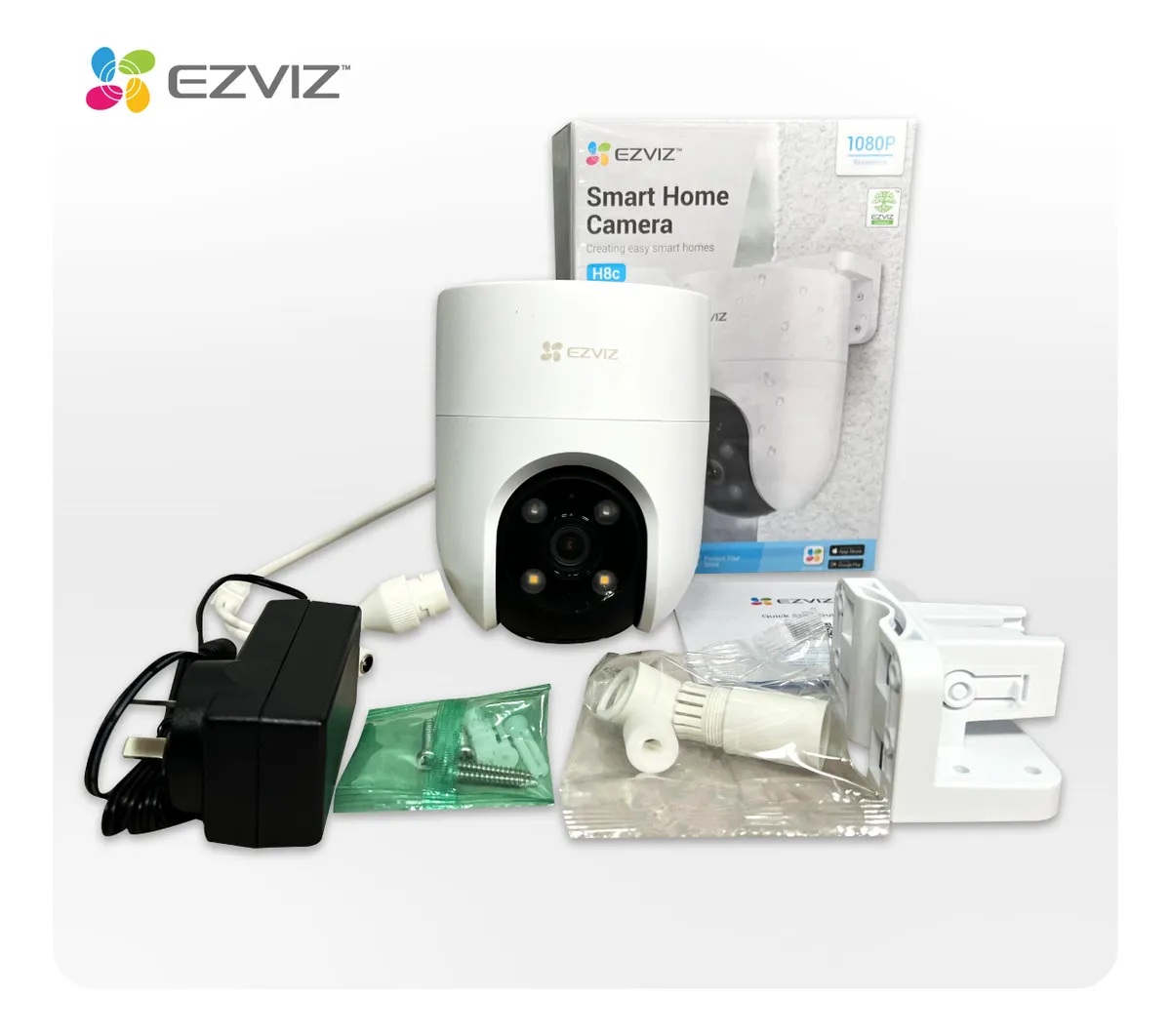 Camara Ezviz H8C 3MP 2K Wifi exterior con sonido deteccion de movimiento motorizada gira 360 grados