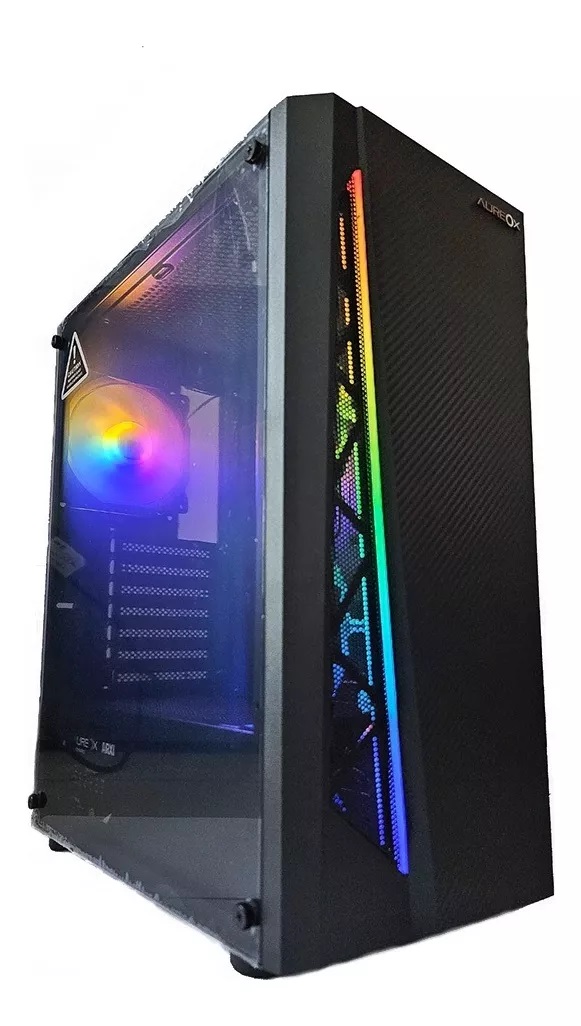 Gabinete Gamer Aureox Vanth 1 fan RGB Vidrio Templado