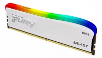 Memoria 16 GB DDR4 3200 Mhz Kingston Fury Beast RGB Blanca
