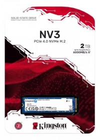 SSD 2 TB Kingston M2 NVME NV3 6000 MBPS