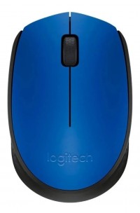 Mouse Inalambrico Logitech M170 Negro y Azul