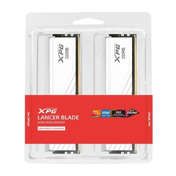 Memoria Ram Xpg 32gb (2x16gb) Lancer Blade Rgb Ddr5 6000mhz White