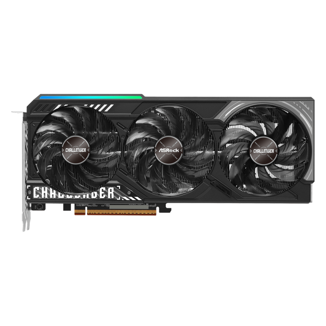 Placa De Video Asrock Rx 9070 Challenger 16gb 3 Fan