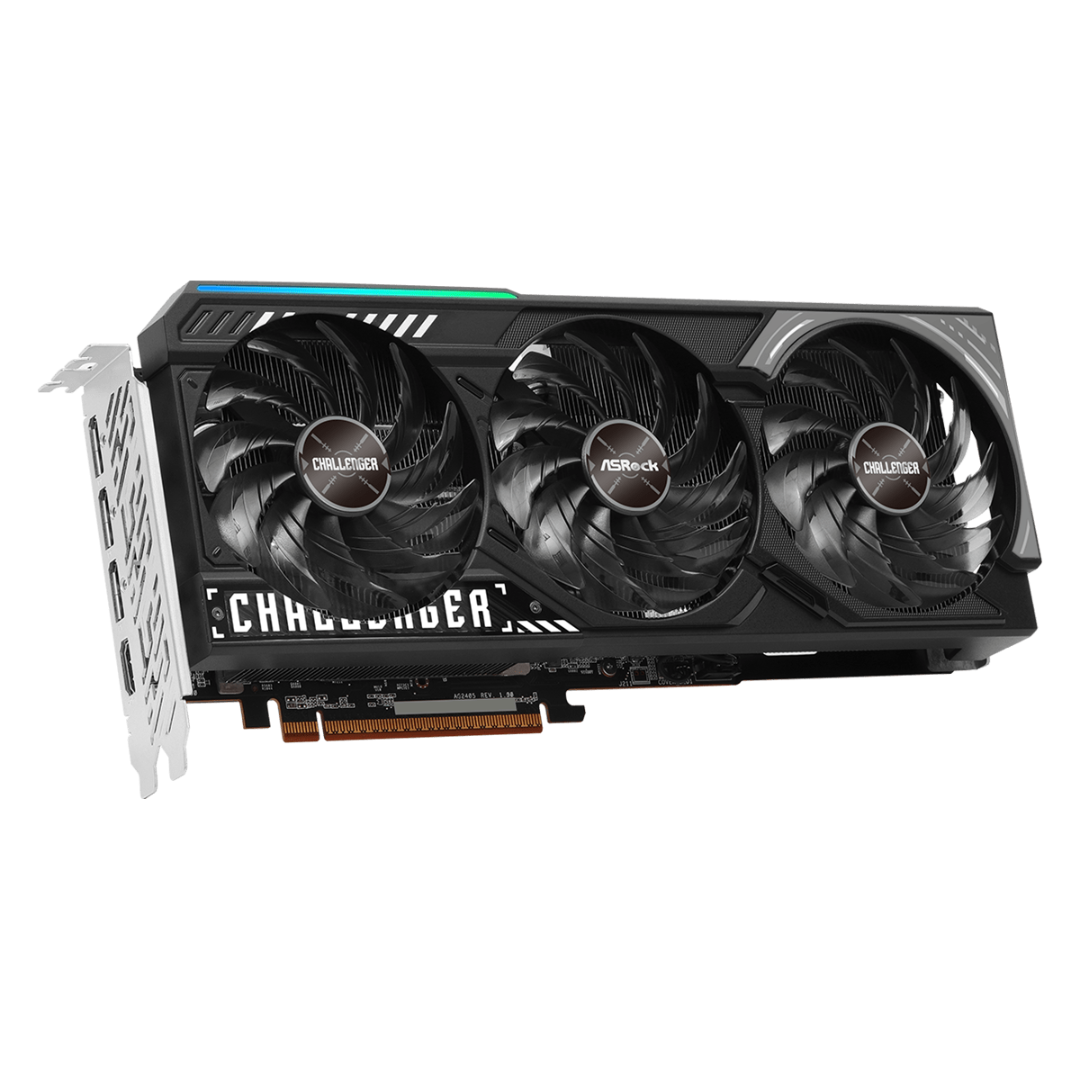 Placa De Video Asrock Rx 9070 Challenger 16gb 3 Fan