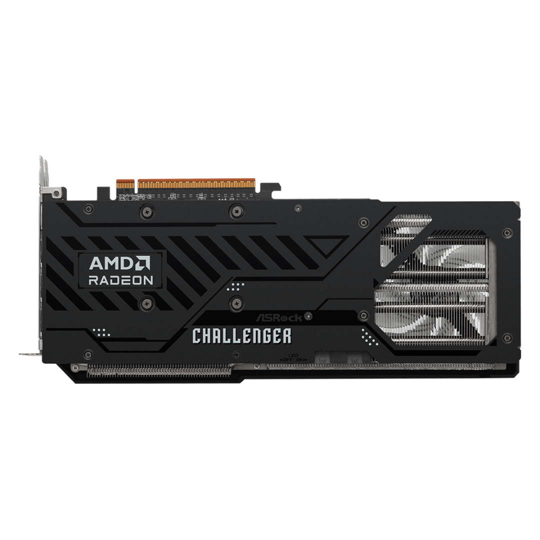 Placa De Video Asrock Rx 9070 Challenger 16gb 3 Fan