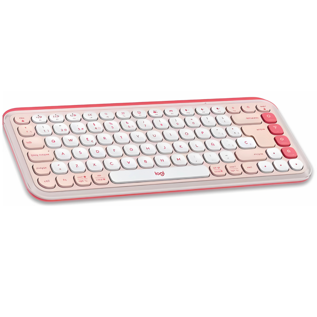 Combo Logitech Teclado Y Mouse Pop Rosa