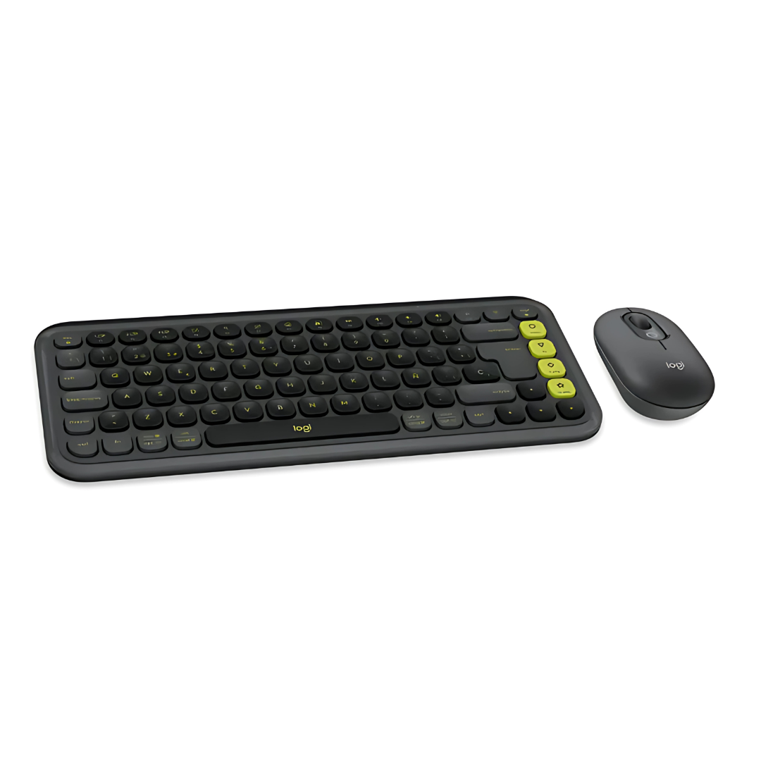 Combo Logitechteclado Y Mouse Pop Negro