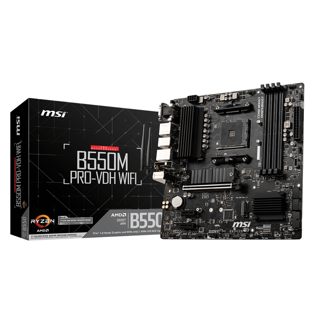 Mother Msi B550m Pro-vdh Am4 Wifi Ddr4