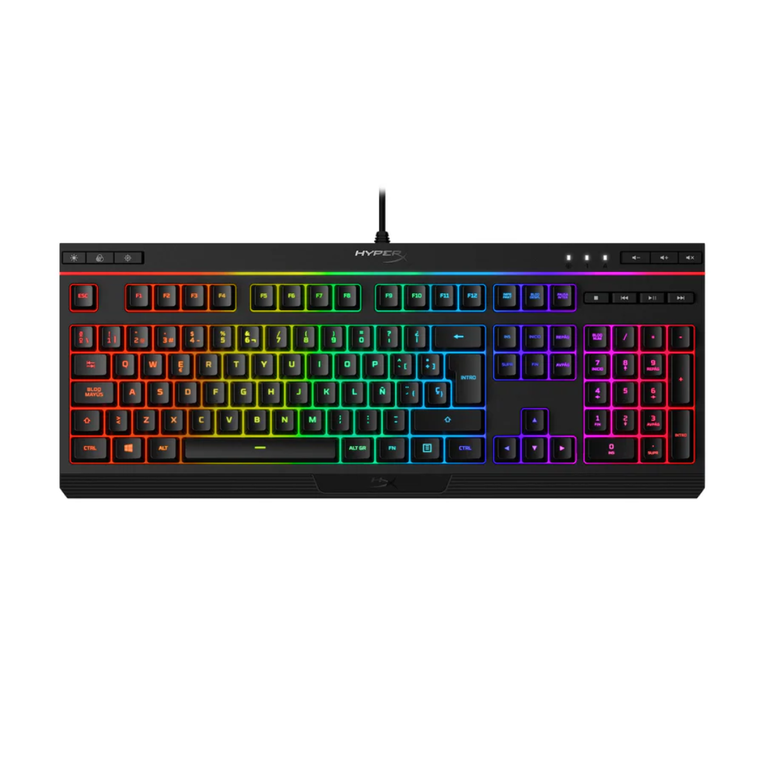 TECLADO HYPERX ALLOY CORE RGB GAMING SILENCIOSO