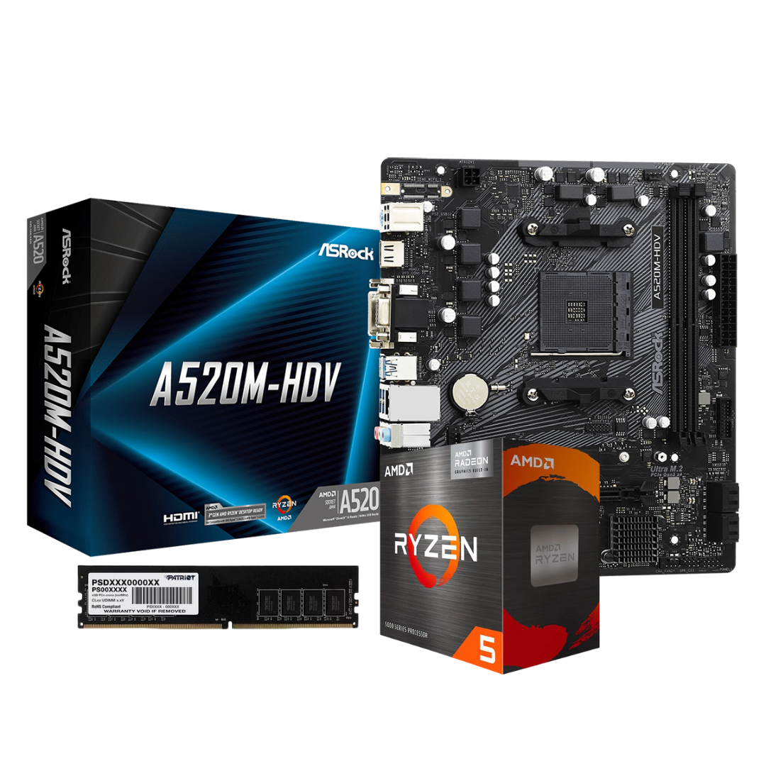 COMBO ACTUALIZACION AMD RYZEN 5600 GT  A520  8 GB