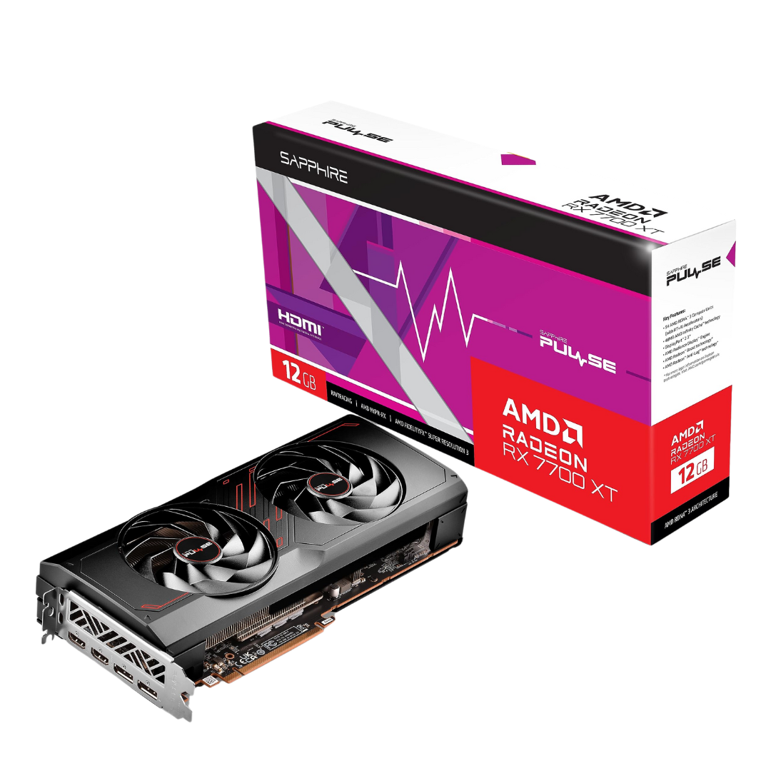 Placa De Video Sapphire Rx 7700xt Pulse 12gb
