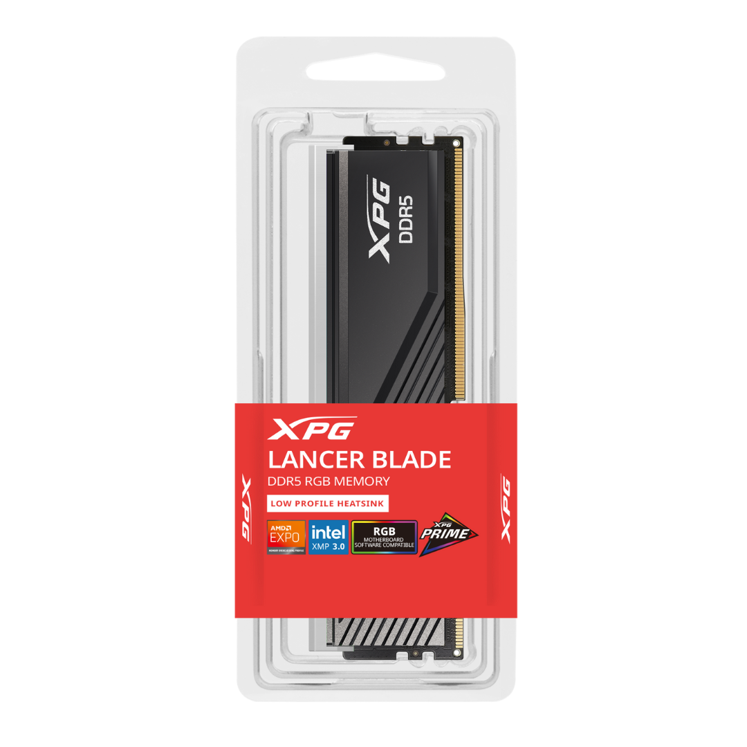 Memoria Xpg Lancer Blade Rgb Black  16gb (1x16gb) Ddr5 6000mhz