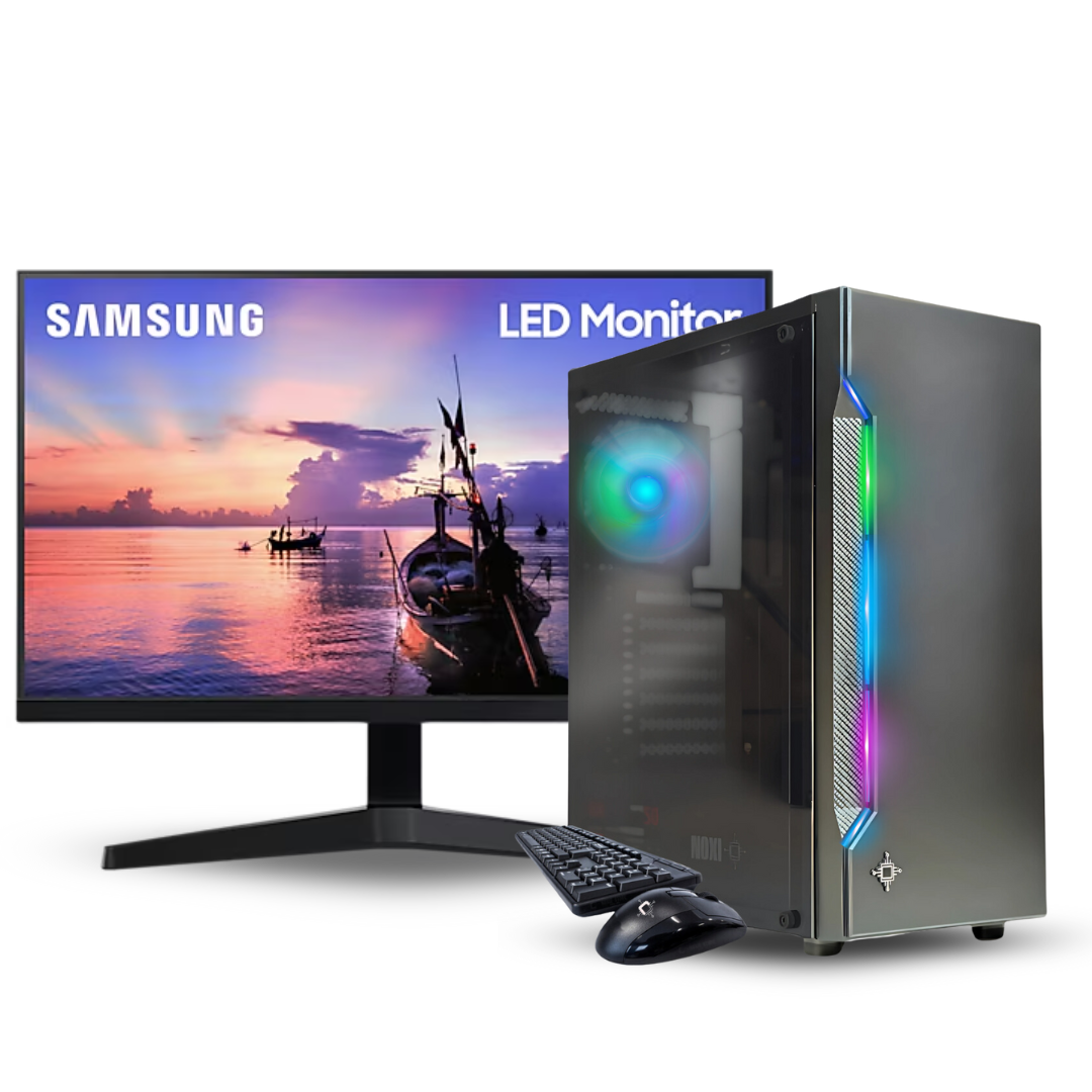 NOXI GAMING PC AMD RYZEN 5 5600GT  32 GB  480 GB  MONITOR 24 SAMSUNG