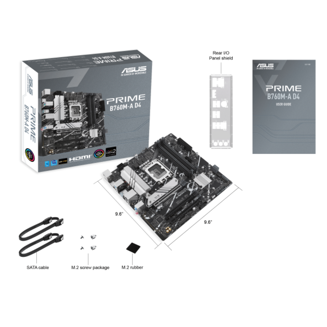 Mother Asus Prime B760m-a D4 Csm