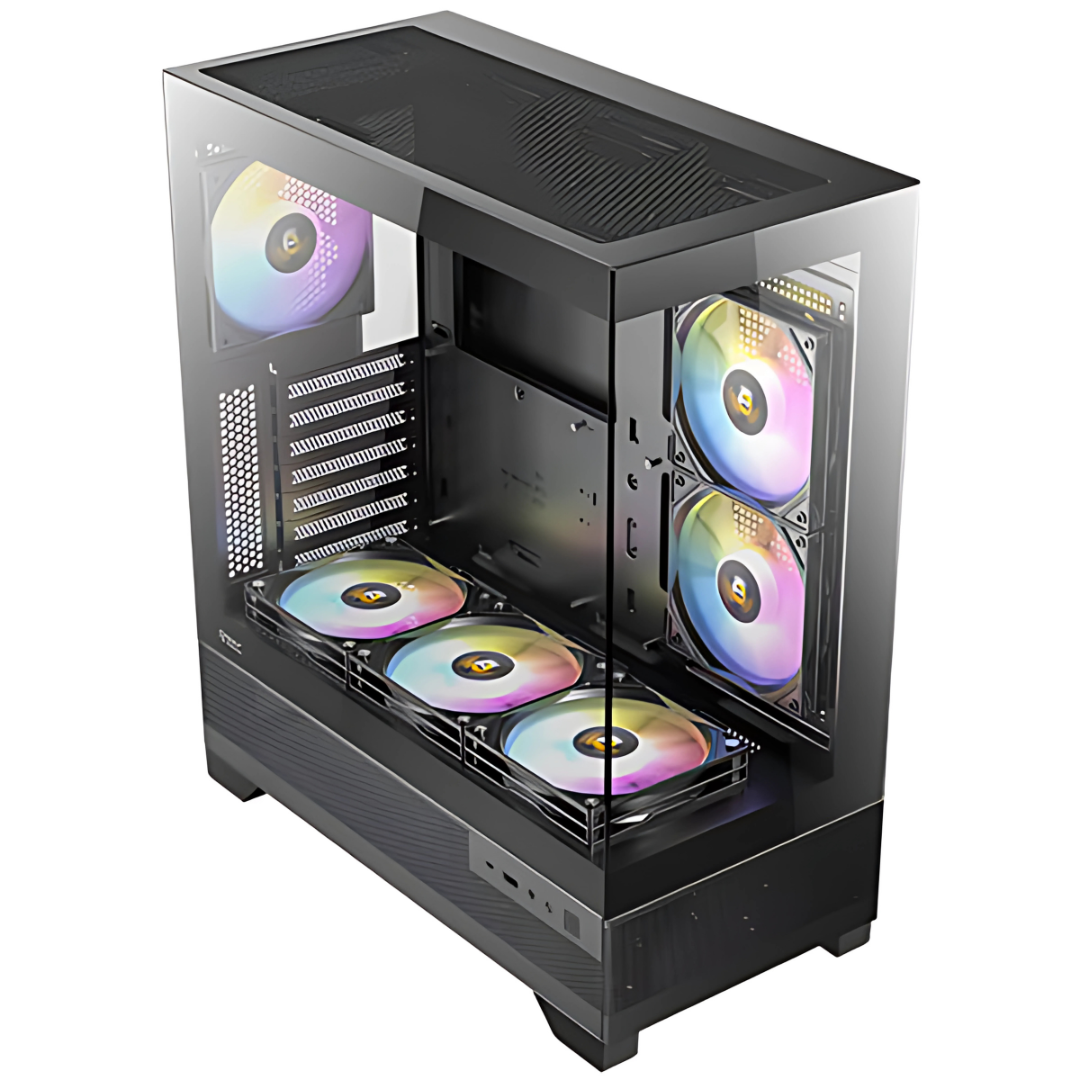 Gabinete Antec Cx700 Rgb Elite Negro 6 Fans