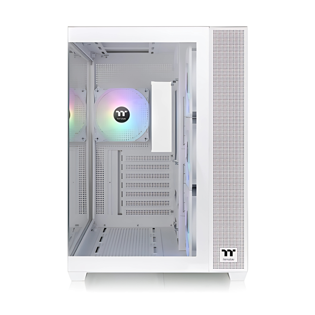 Gabinete Tt View 380 Mid-tower Tg X2 Fan Argb X4 Snow White