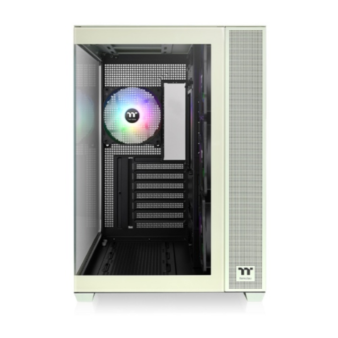 Gabinete Tt View 380 Mid-tower Tg X2 Fan Argb X4 Matcha Green
