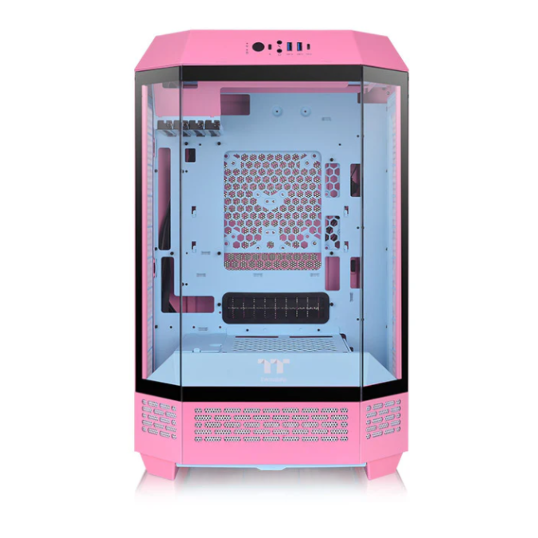 Gabinete Tt The Tower 300 Mid-tower Tg X3 Fan X2 Bubble Pink